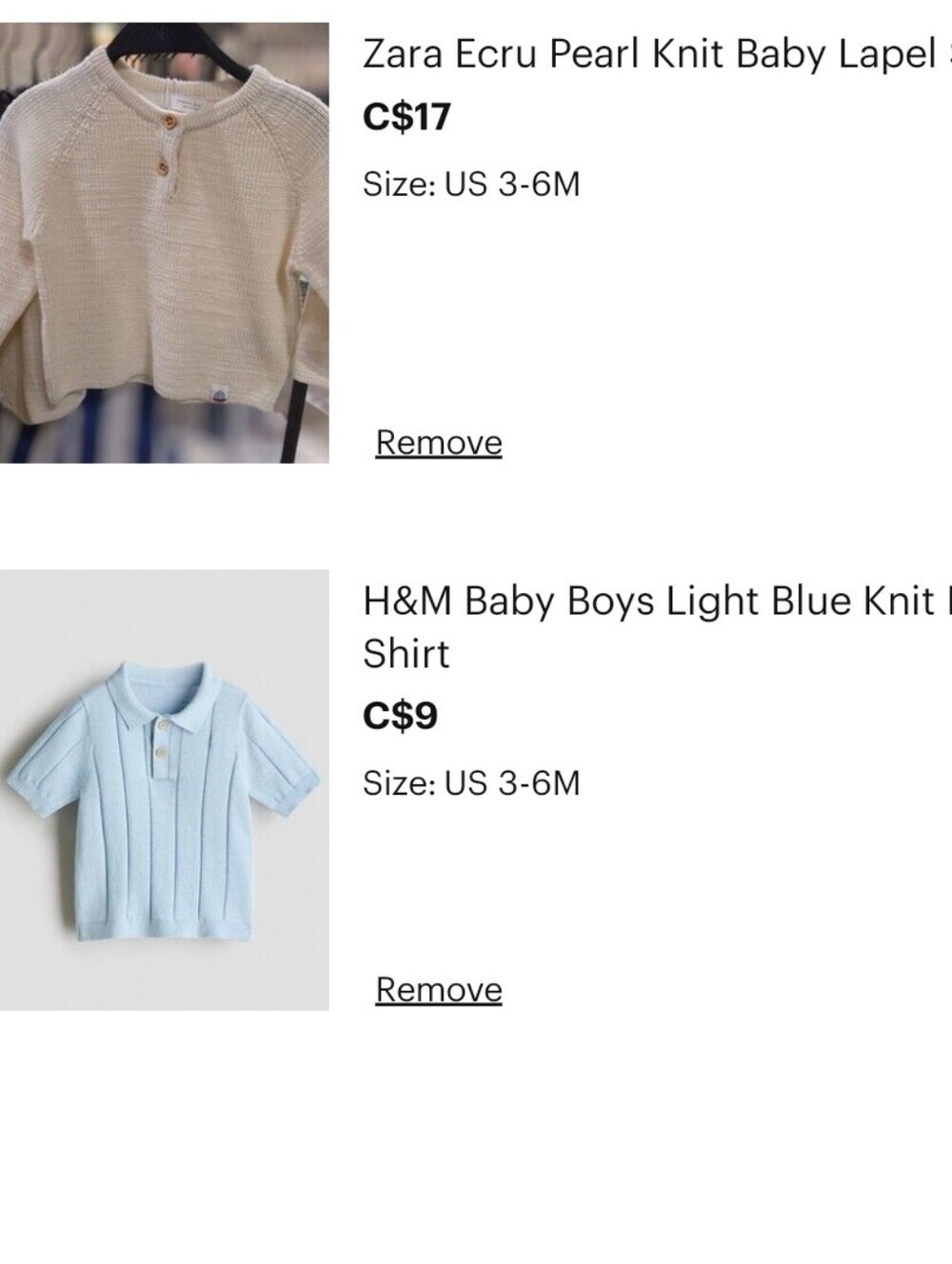 Two Top Bundle Deal - Zara & H&M